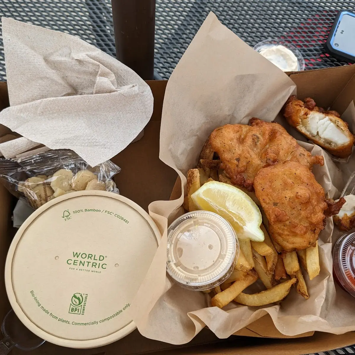 Fish & Chips and Clam Chowder