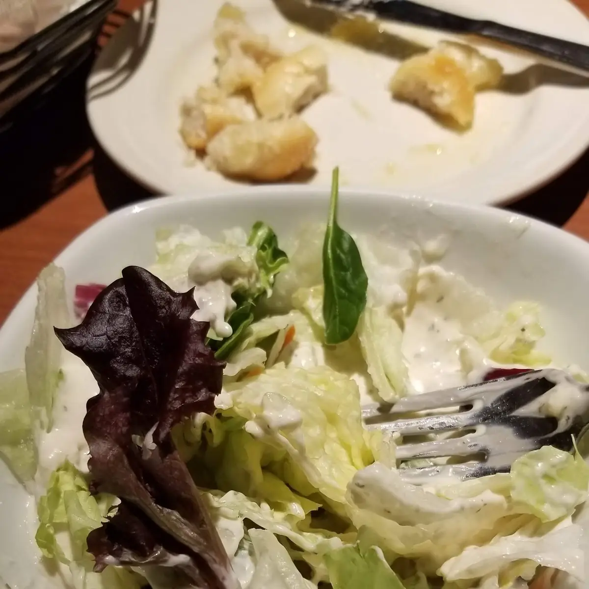 House Salad with Creamy Italian Dressing