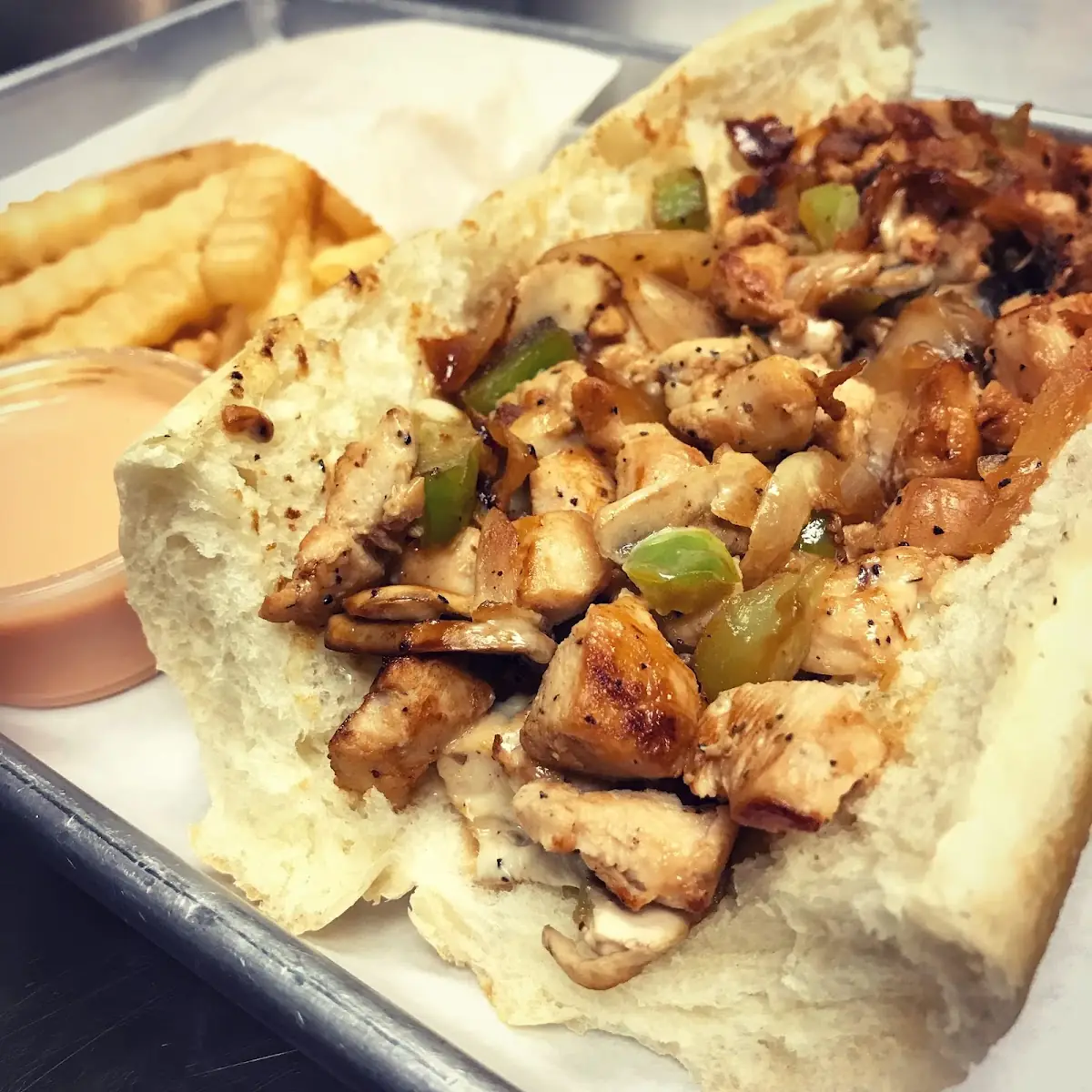 Kids 4 Chicken Cheesesteak
