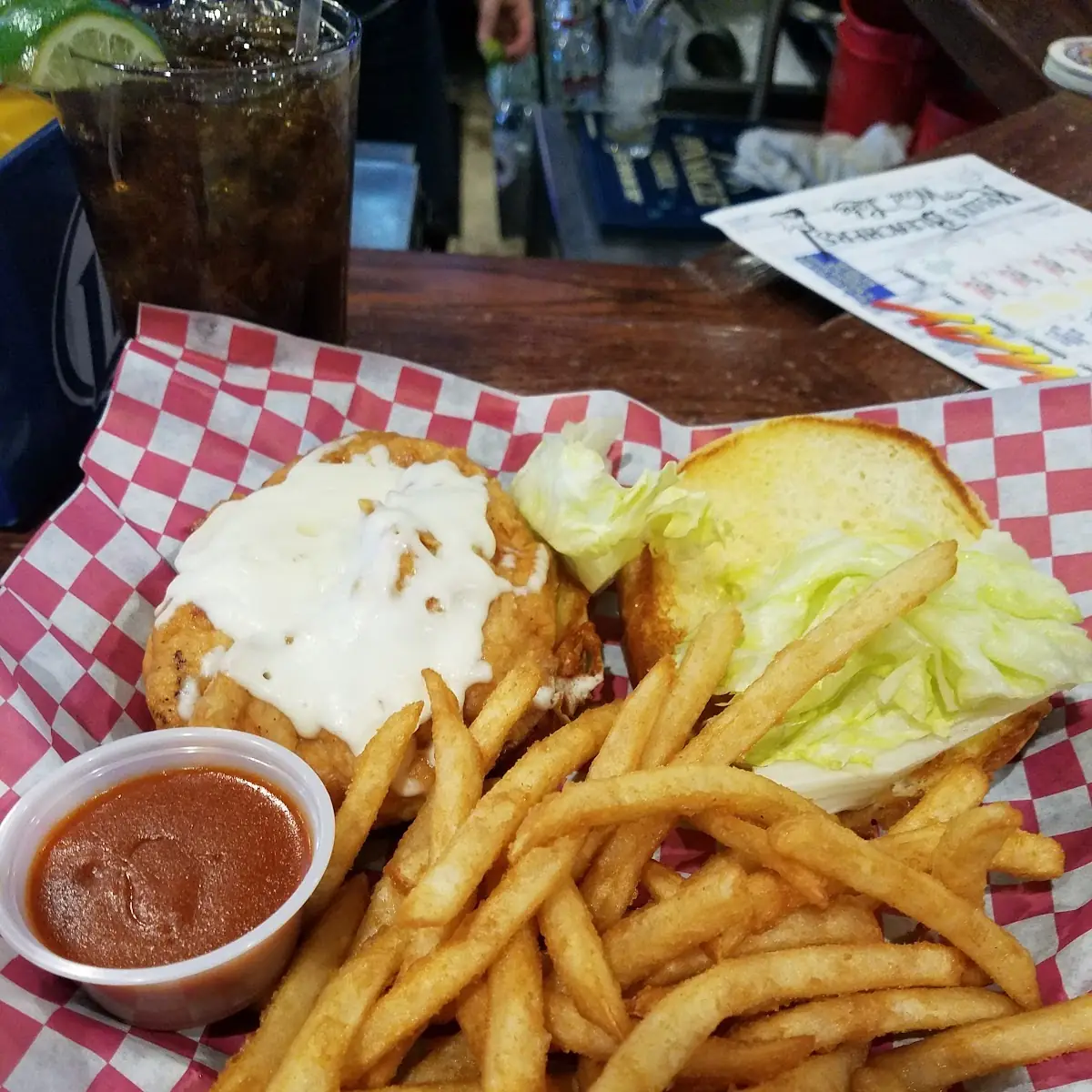 Breaded Chicken Sandwich with Mozzarella