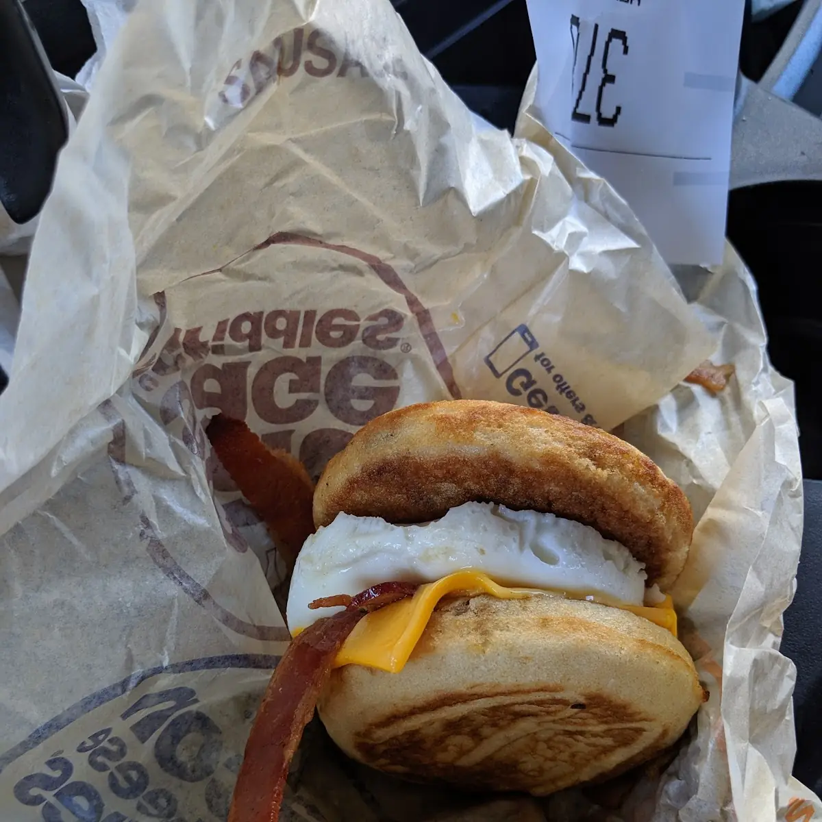Bacon Egg Mcgriddle with Round Egg