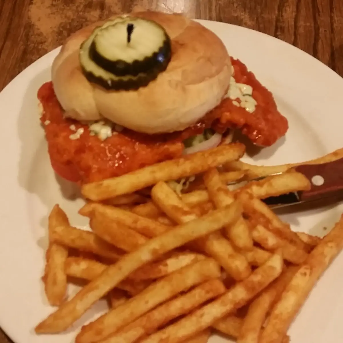 Blue Buffalo Chicken Sandwich
