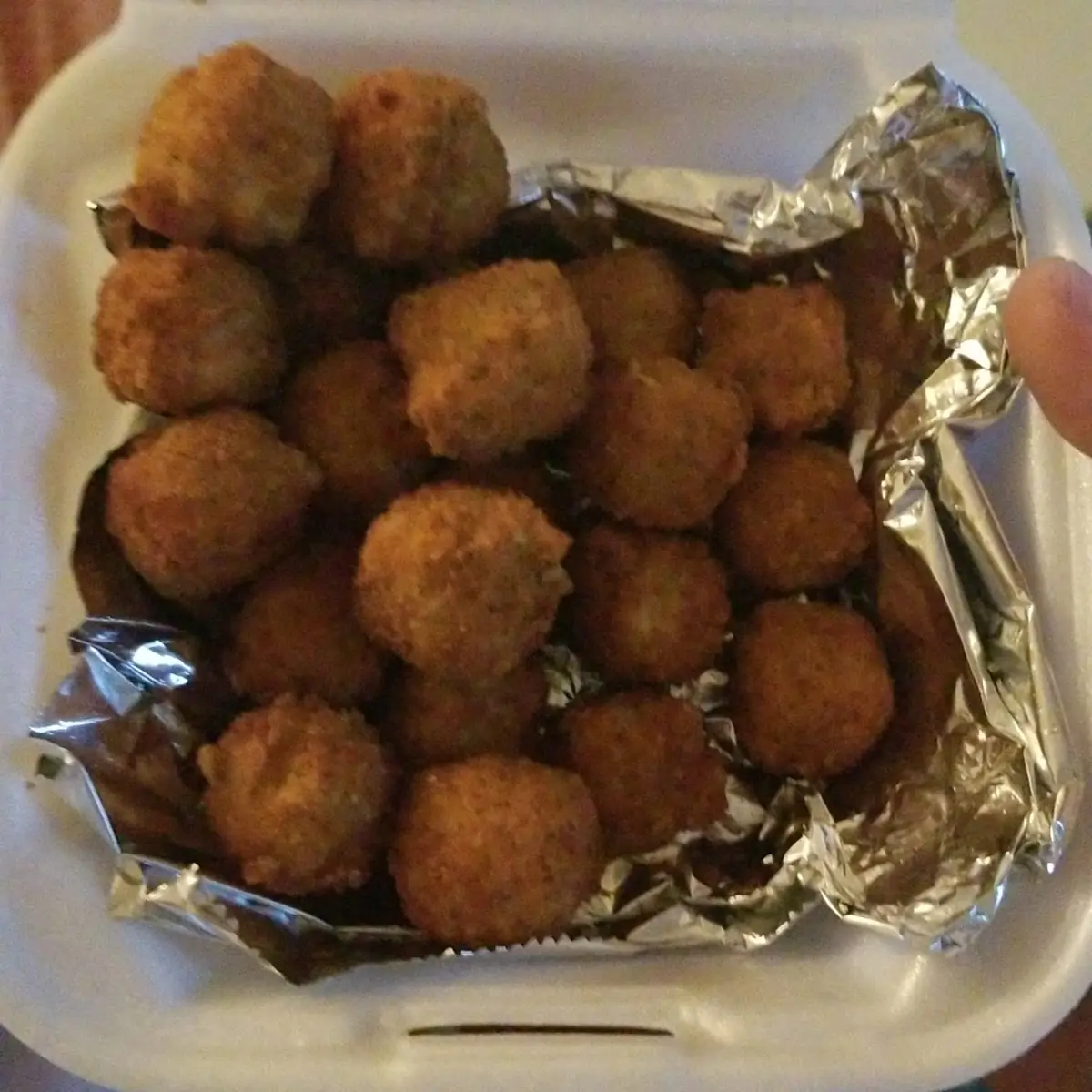 Fried Cheddar Cheese Cubes