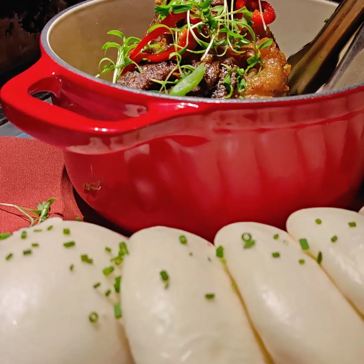 Pork Shank Bao Buns