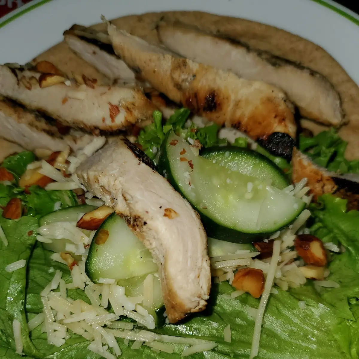 Asiago Chicken Wrap