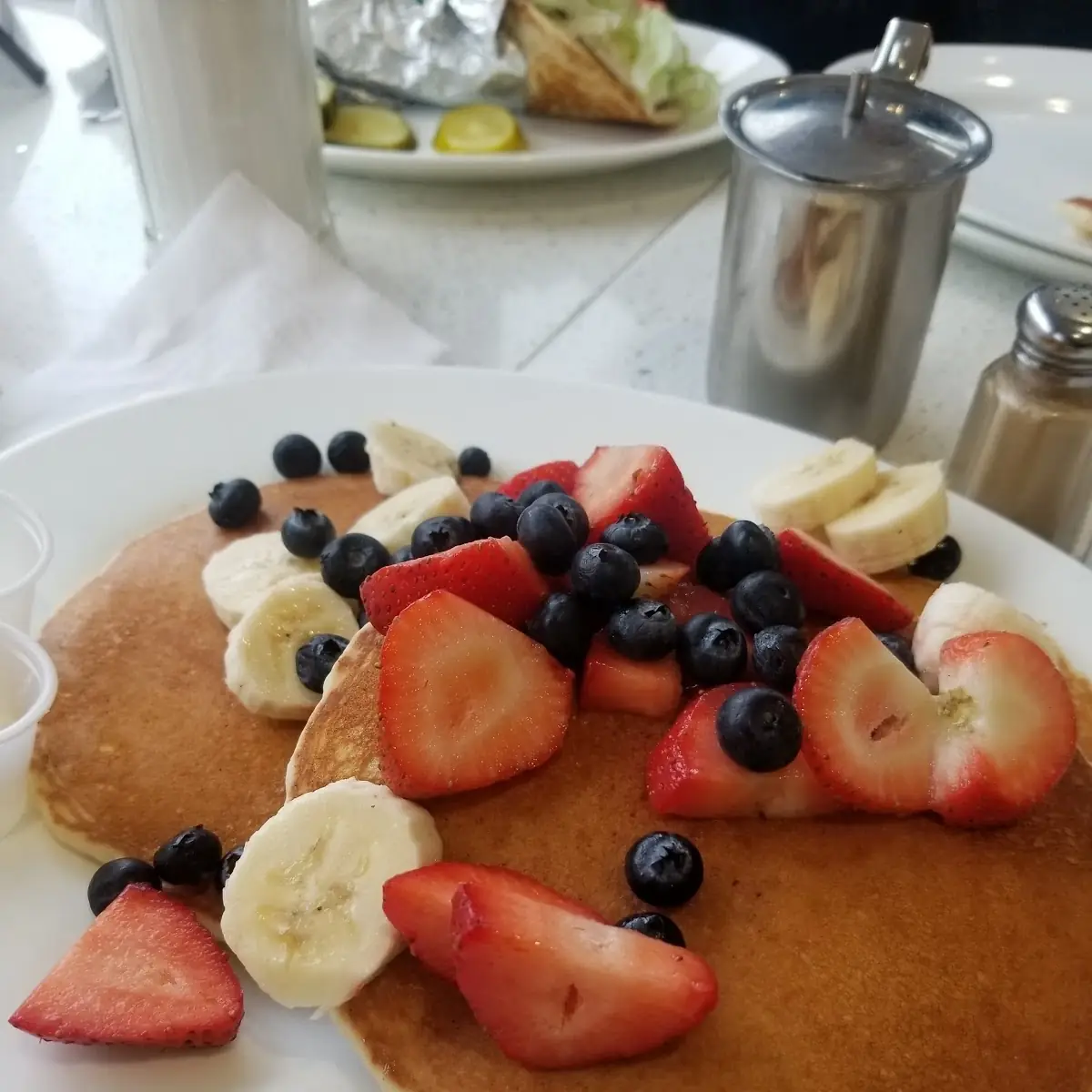Tutti Frutti Pancakes