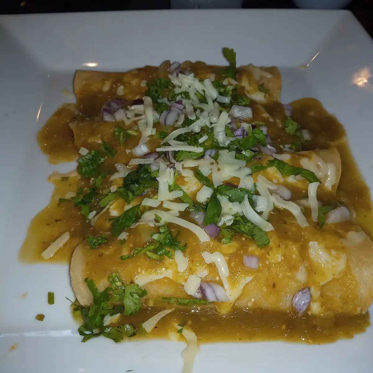 Enchiladas Verdes