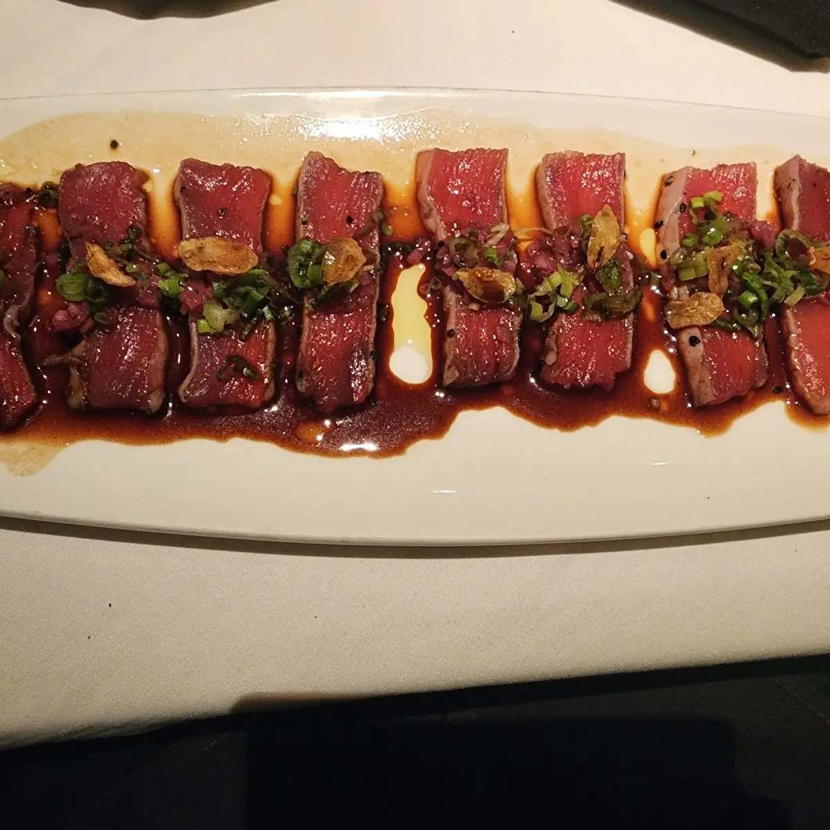 Crispy Garlic Tuna Sashimi
