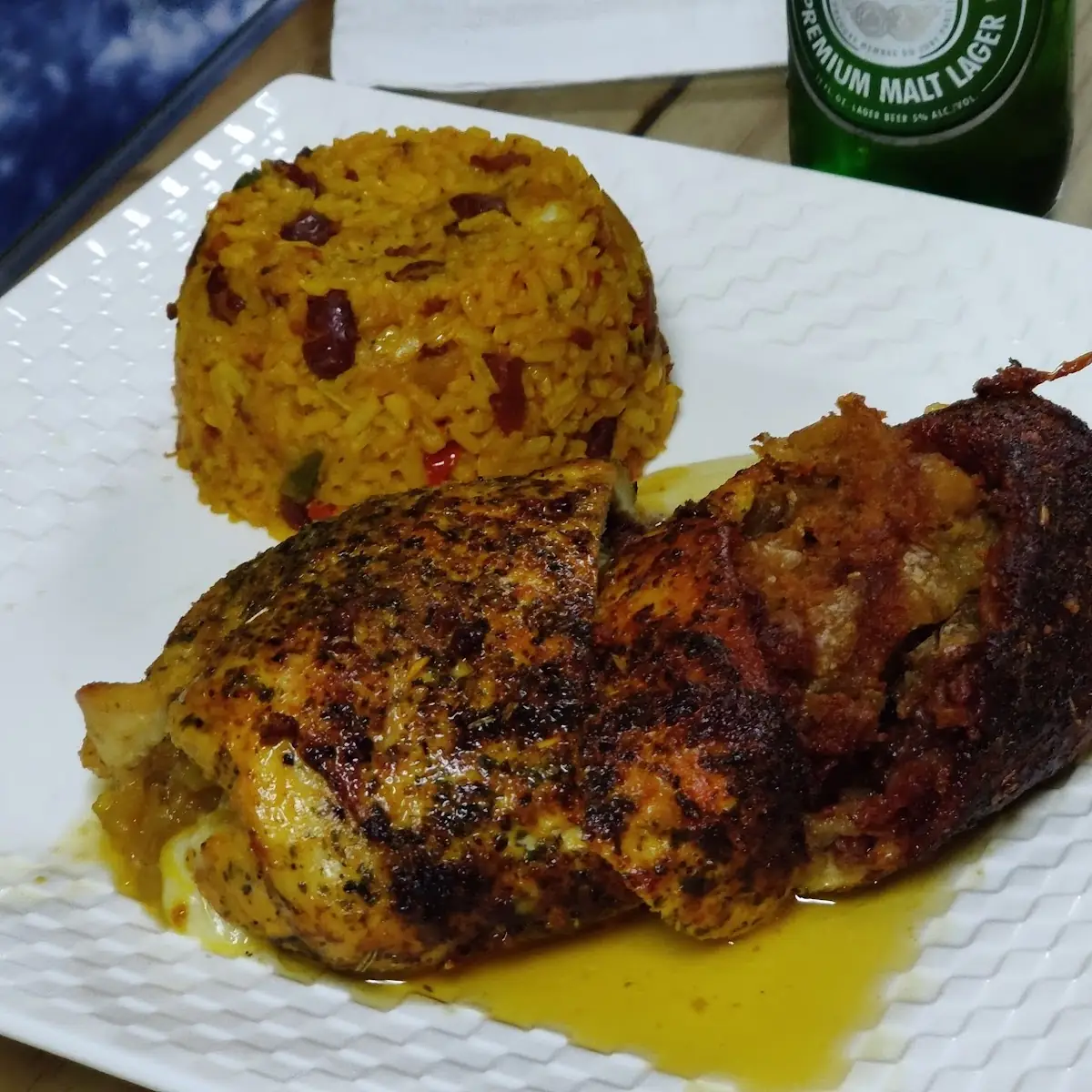 Pechuga Rellena Con Mamposteao