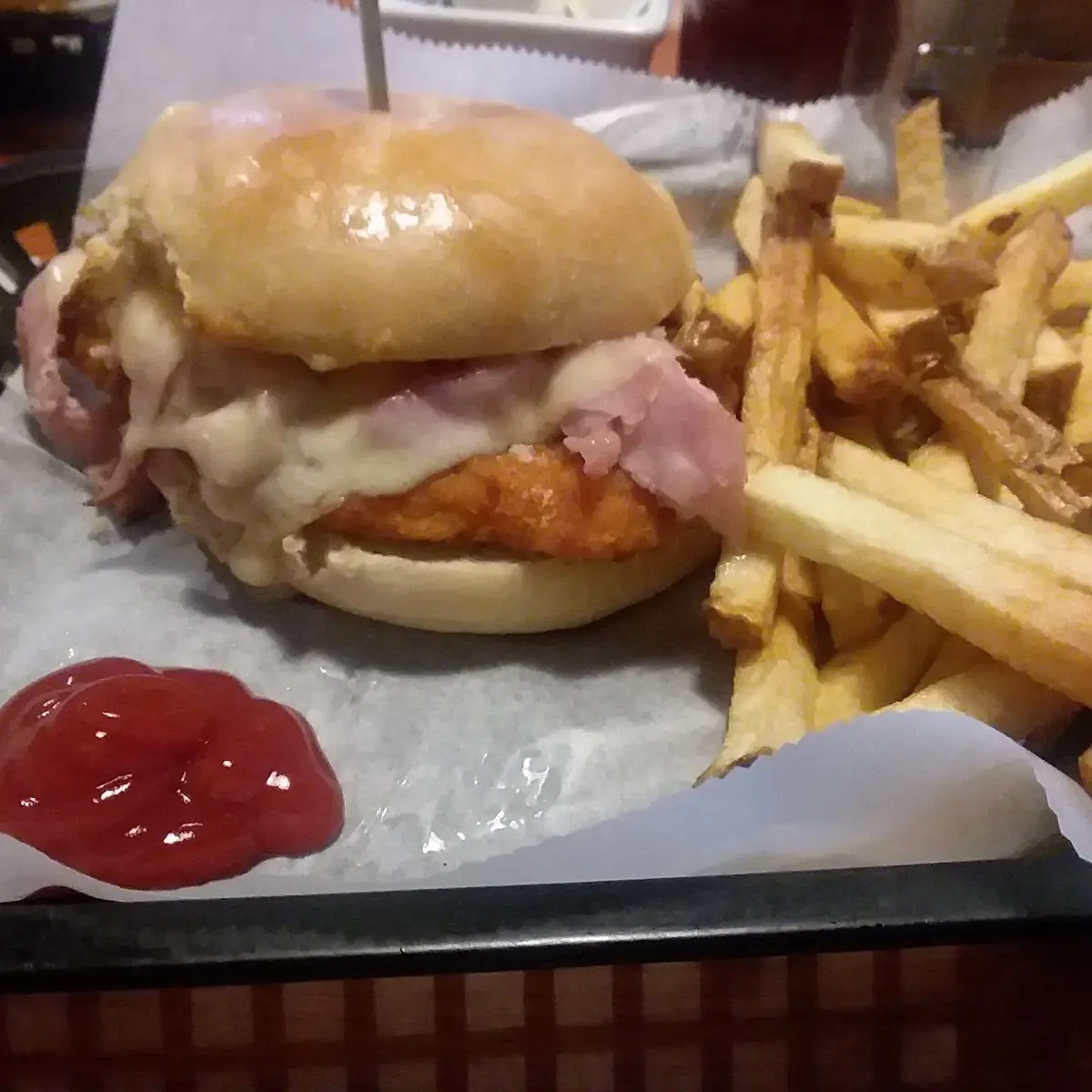 Chicken Cordon Bleu Sandwich