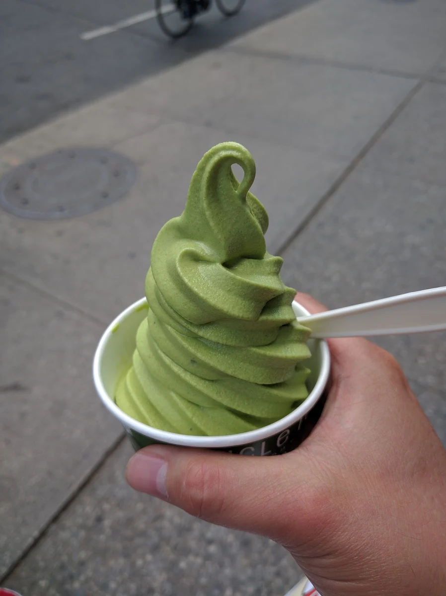 Matcha Soft Cream, Uncle Tetsu's Japanese Cheesecake at Bay & Dundas