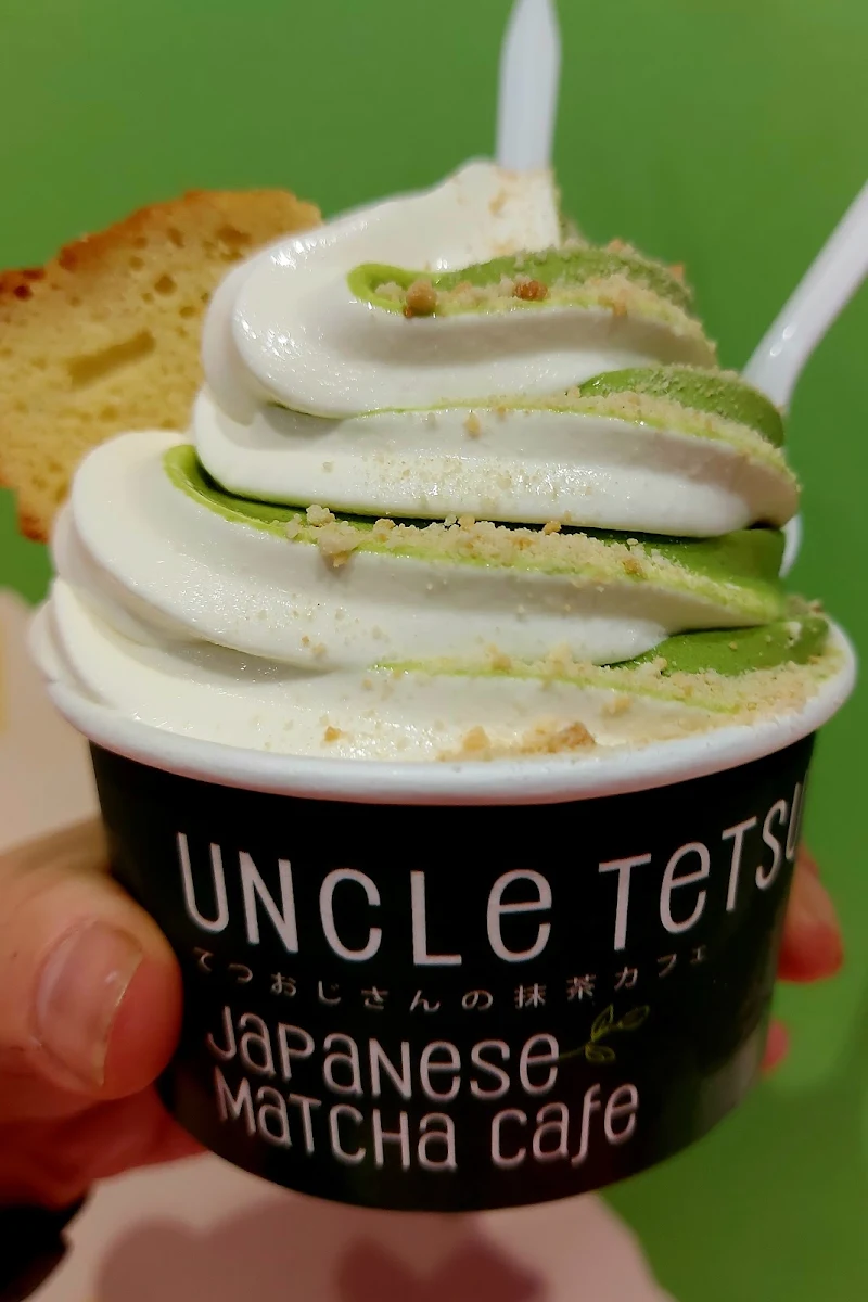 Ube Soft Serve, Uncle Tetsu's Japanese Cheesecake at Bay & Dundas