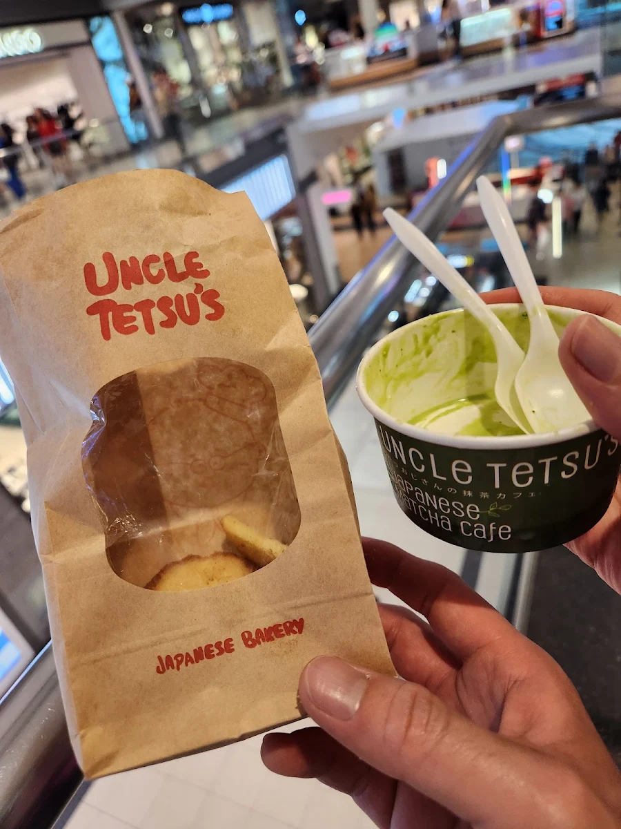 Yuzu Matcha Twist Ice Cream, Uncle Tetsu's Japanese Cheesecake at Bay & Dundas