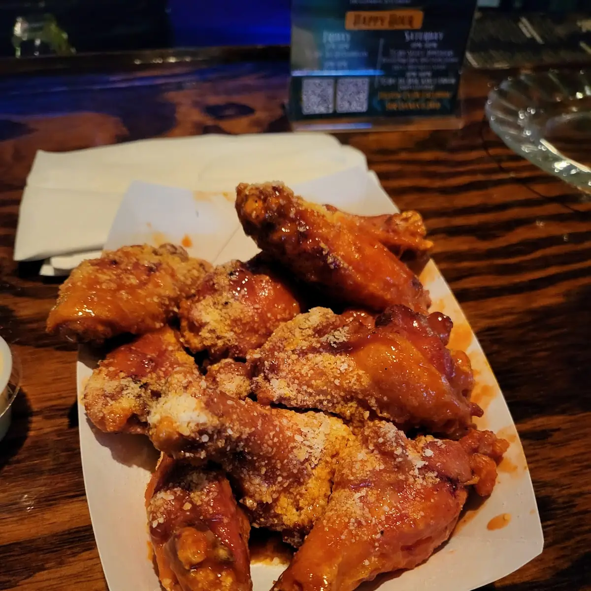 Buffalo Garlic Parmesan Wings