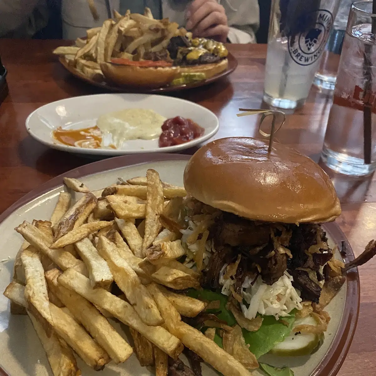 Haystack Brisket Sandwich
