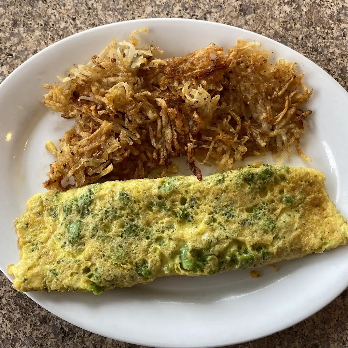 Broccoli and Cheese Omelette