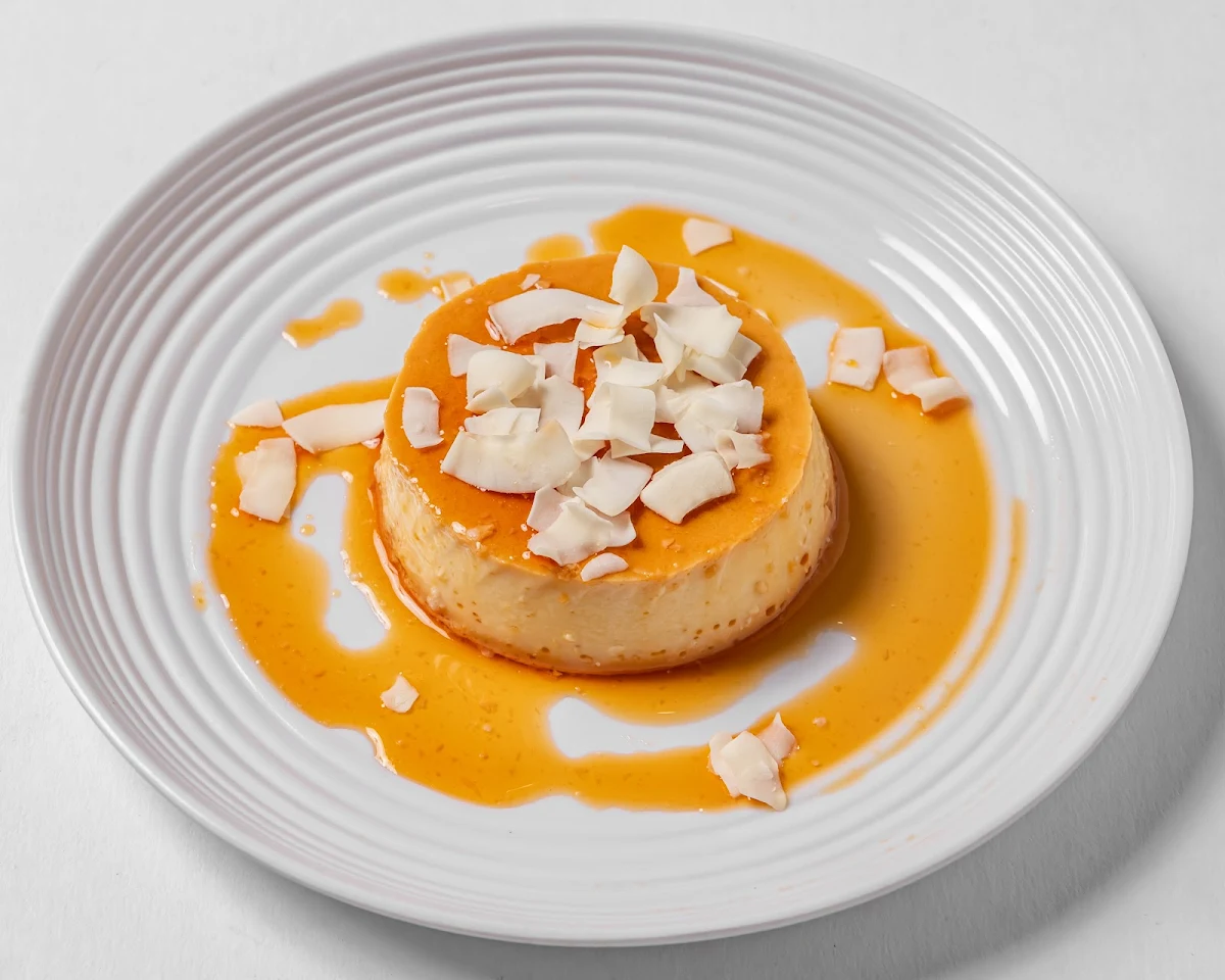 Coconut Flan, Aloha Hawaiian Grill