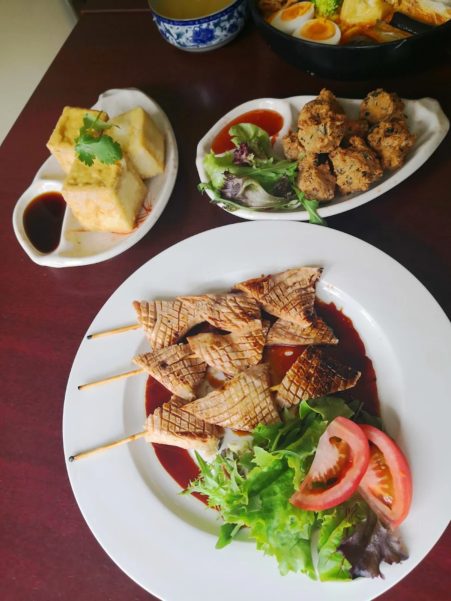 Calamari Skewers Vegan, Veggie Chef