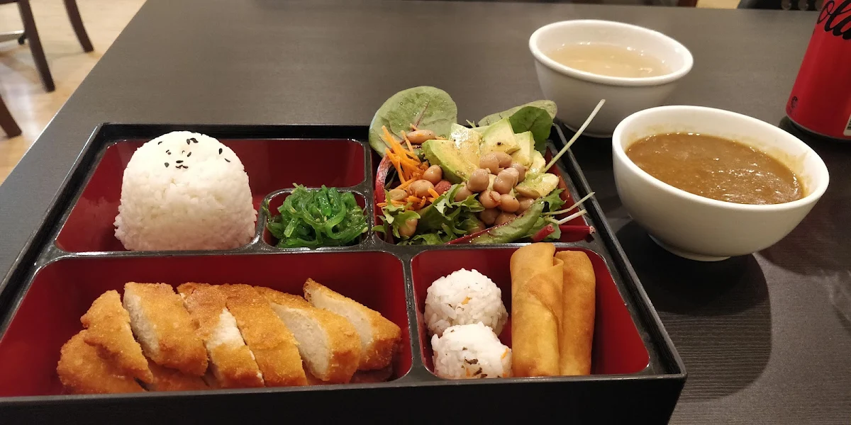 Curry Chicken Bento Box Vegan, Veggie Chef