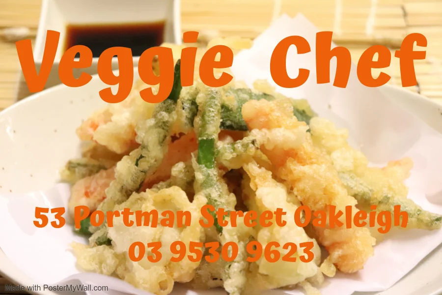 Veggie Kakiage Tempura 3pcs, Veggie Chef