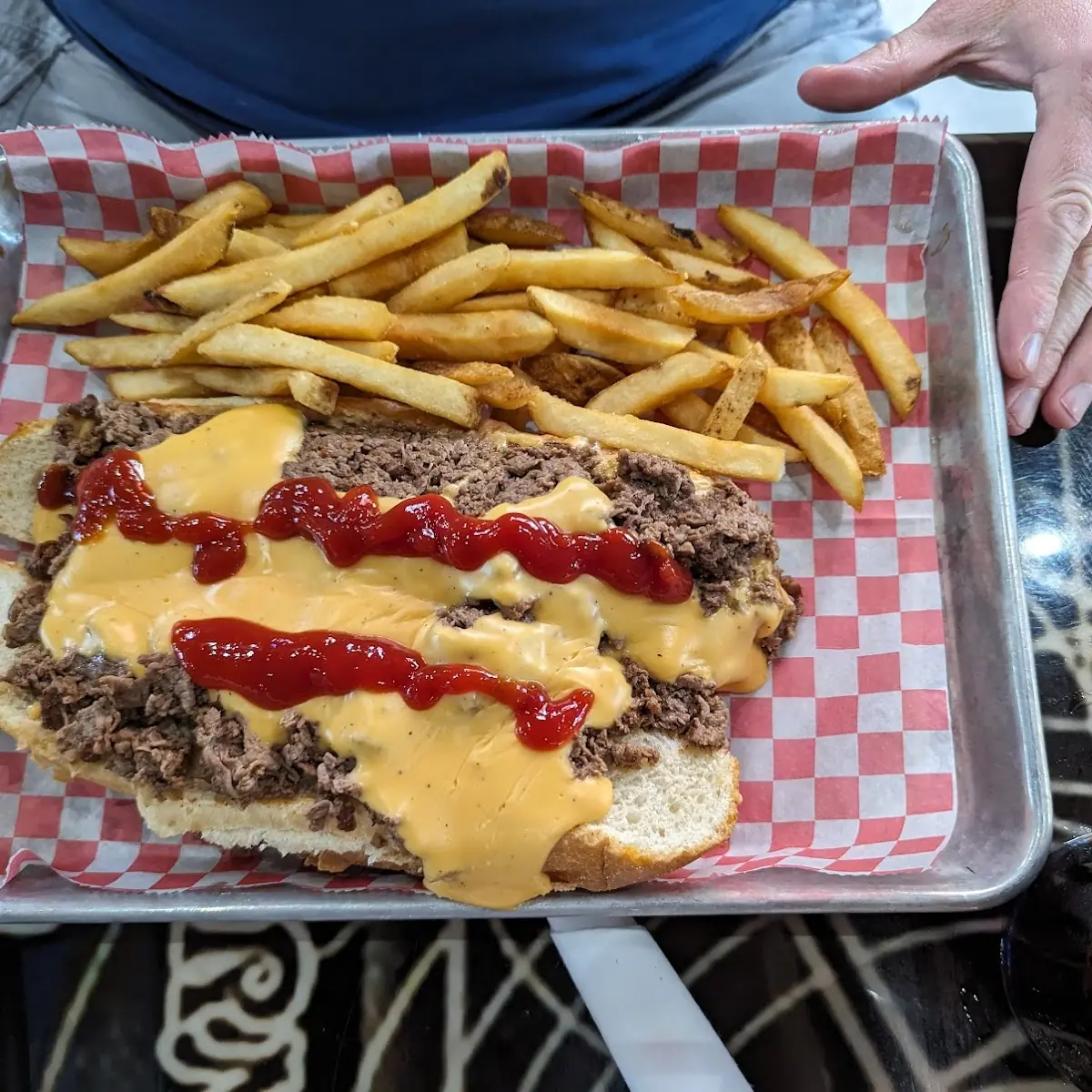 Philly Cheese Steak and Fries