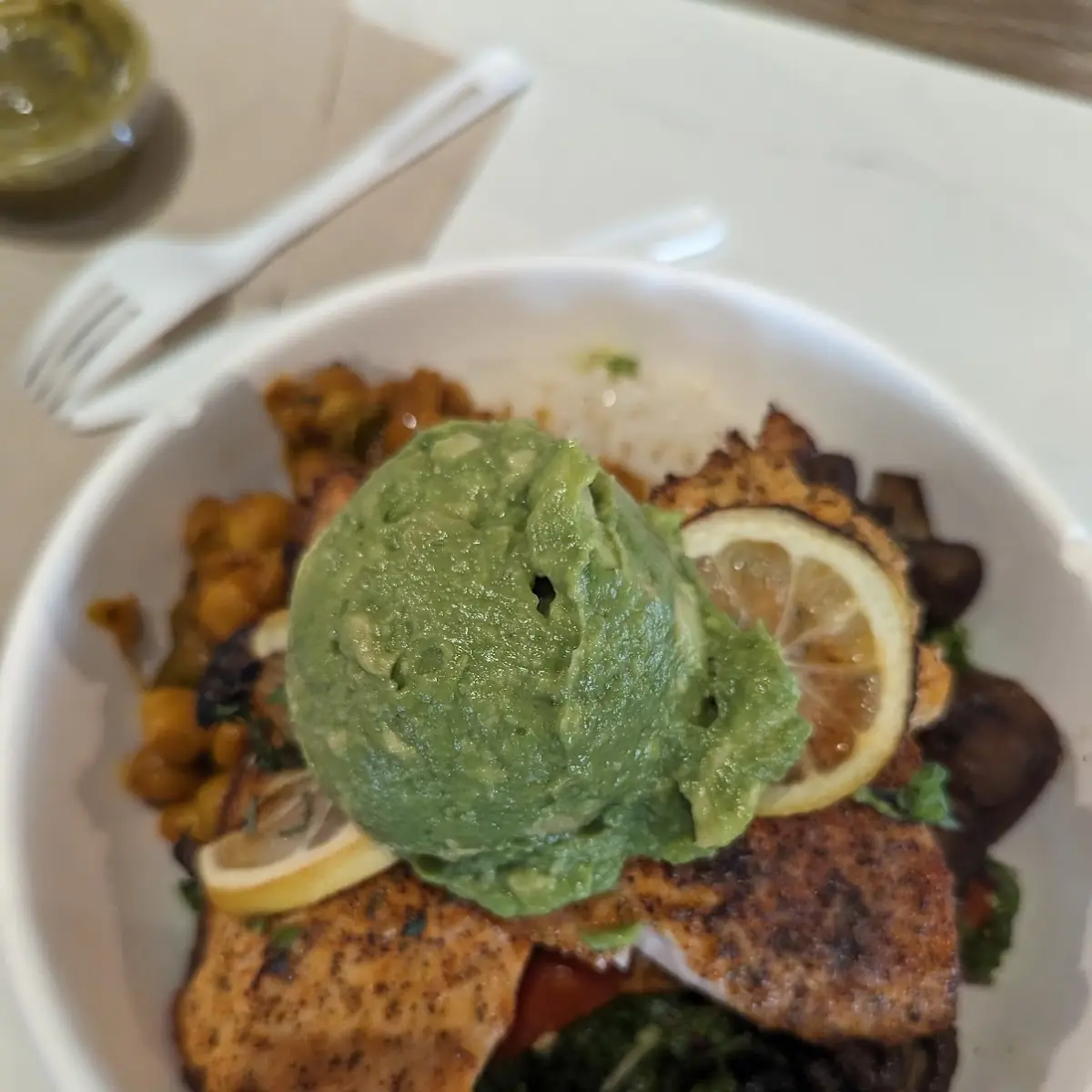 Salmon and Guacamole