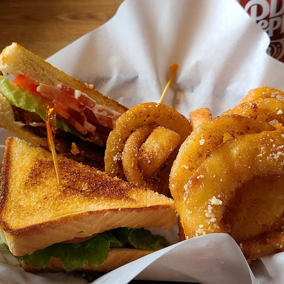 blt with Onion Rings