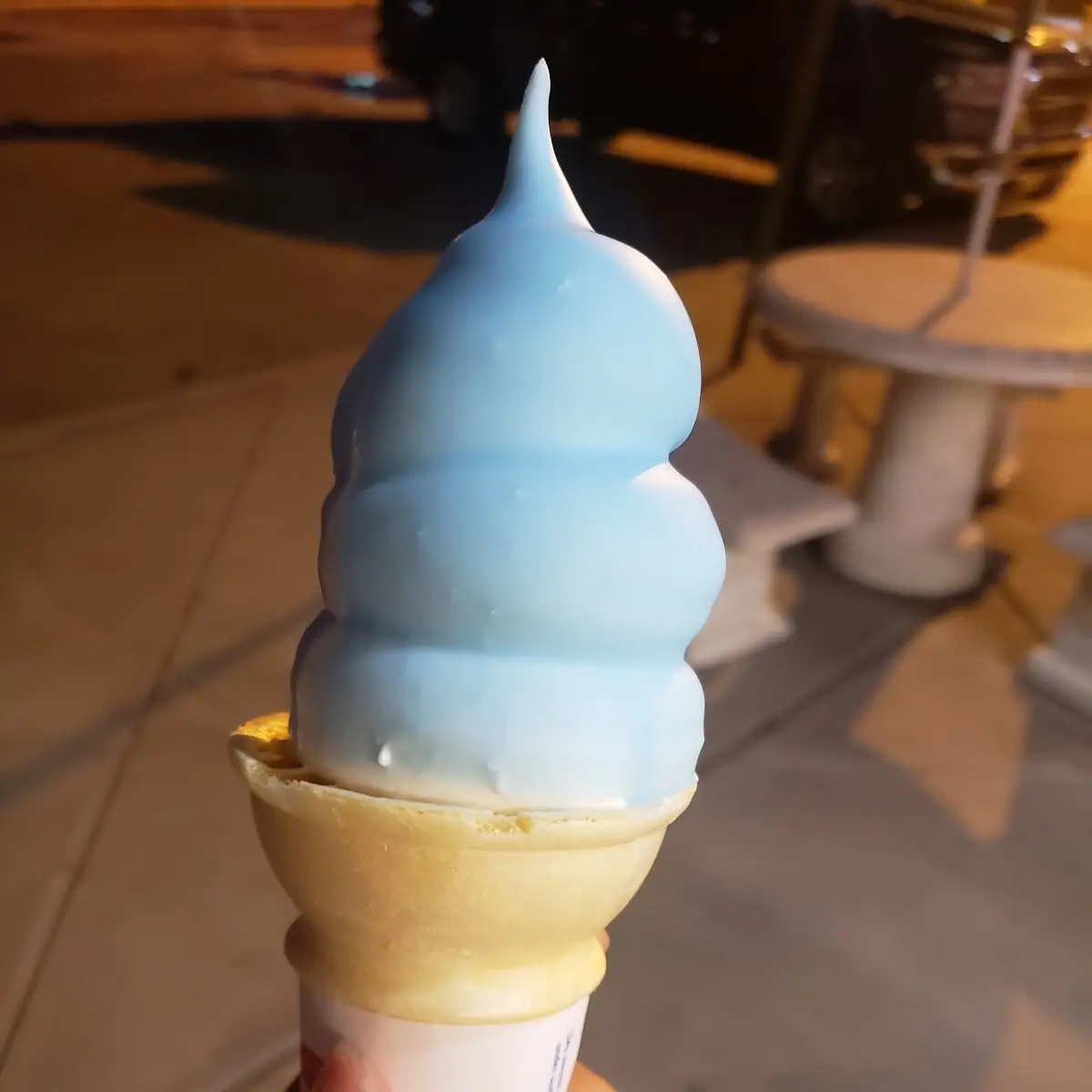 Cotton Candy Dipped Cone