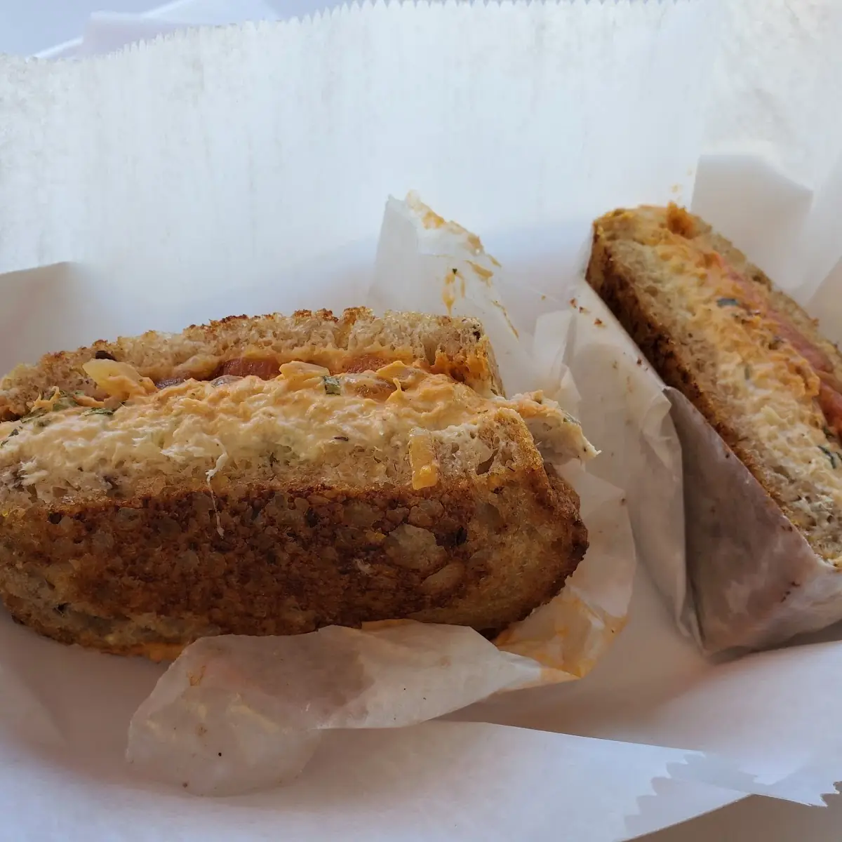 Spicy Tuna Melt Sandwich