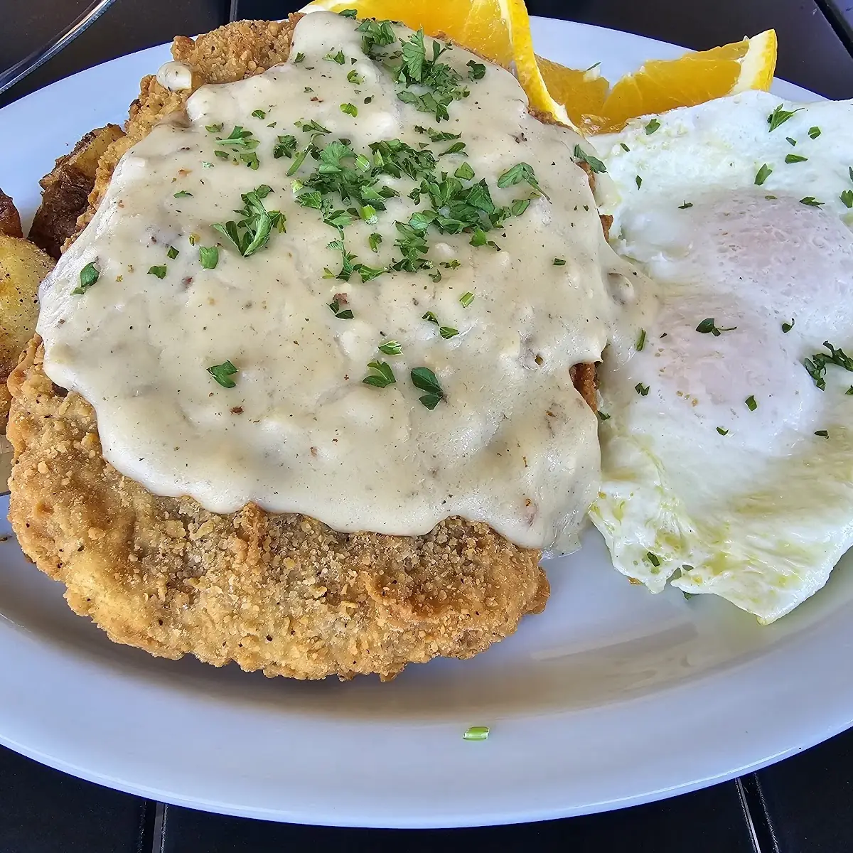 Chicken Fried Steak & Eggs