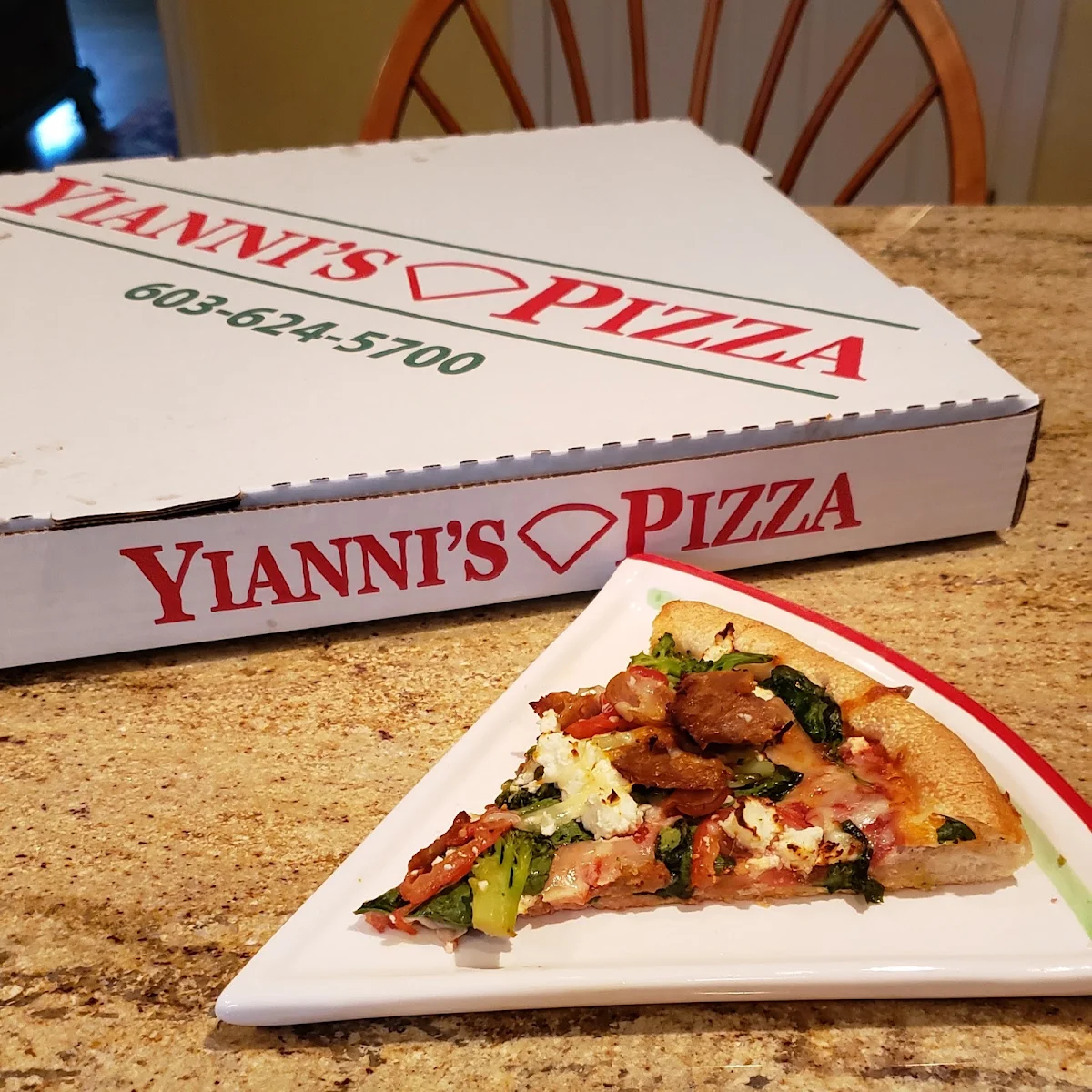 Vegetarian Greek Pizza