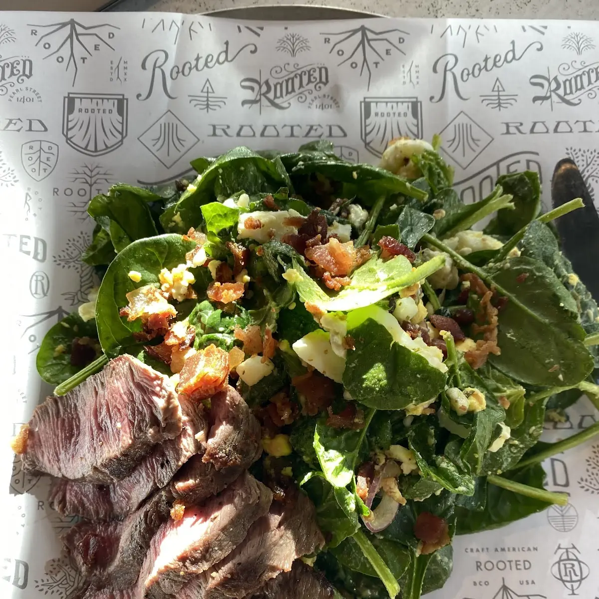Pint Sized Wild Arugula Salad