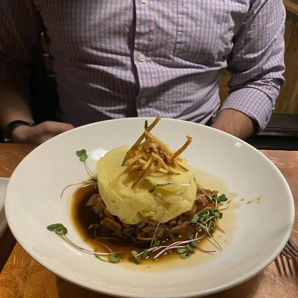 Braised Beef with Potato Purée