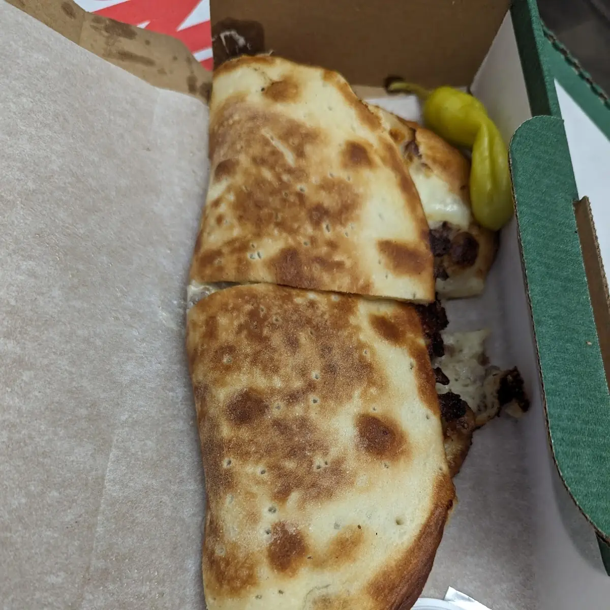 Philly Cheese Steak Papadia
