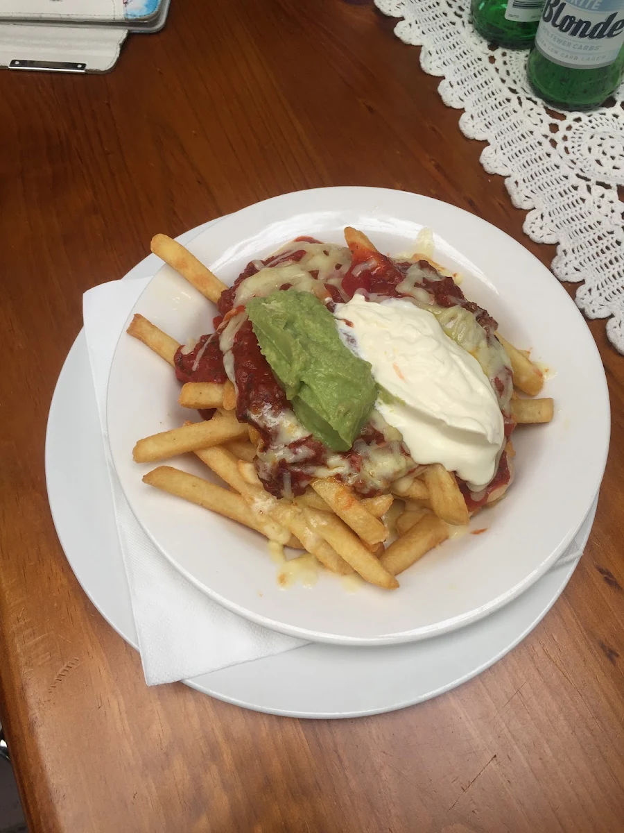 Cheesy Bacon Fries - Served with Gravy, Froggies Rest