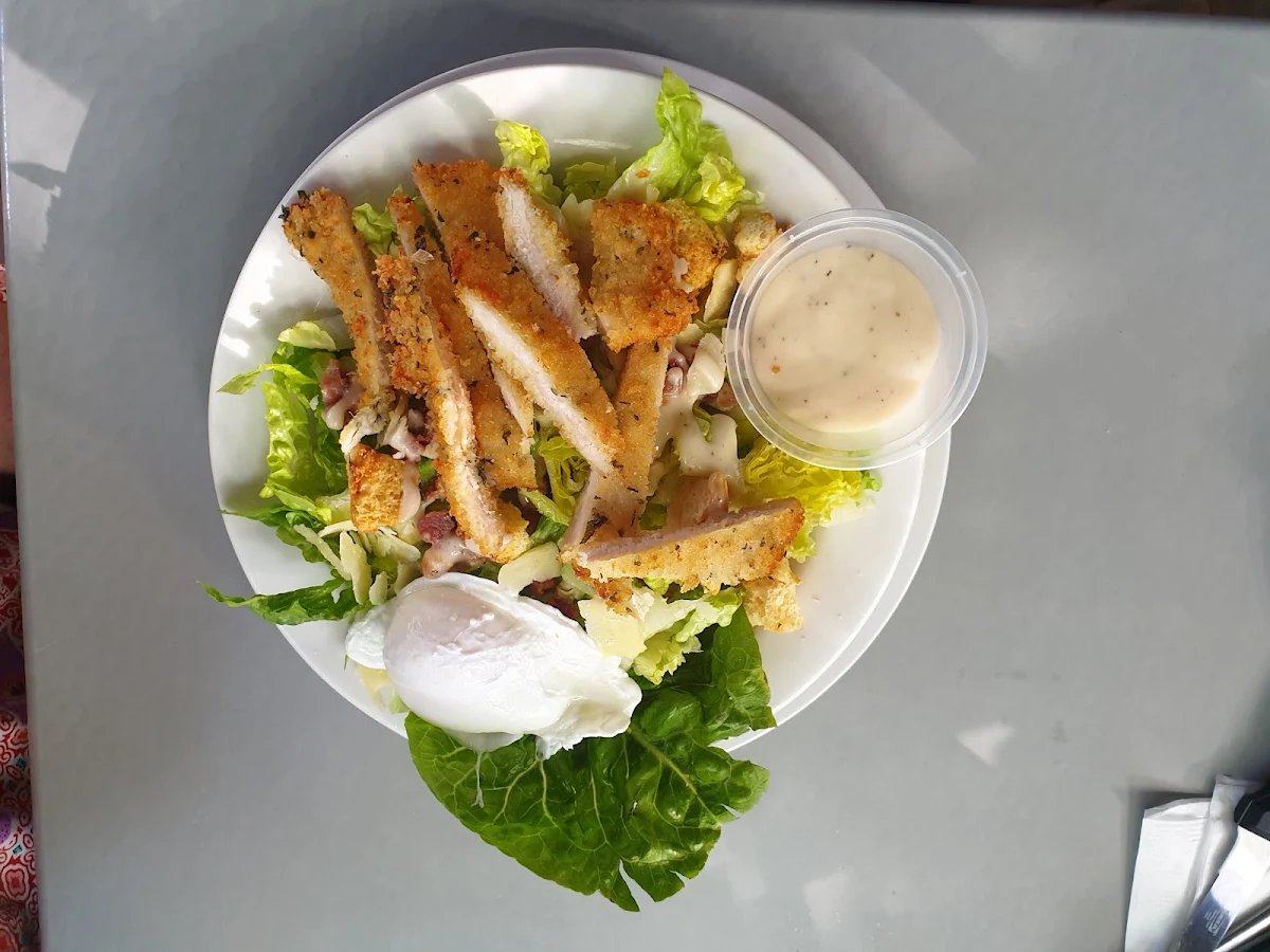 Chicken Caesar Salad, Froggies Rest
