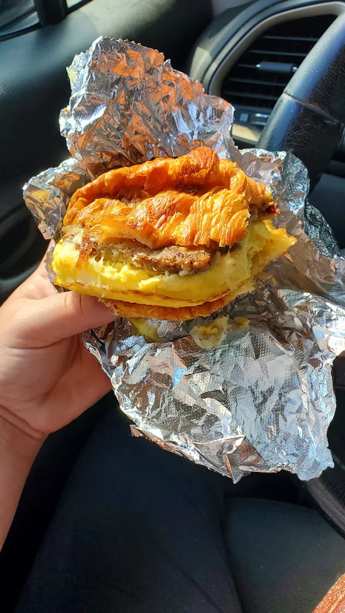 Sausage Egg and Cheese Croissant