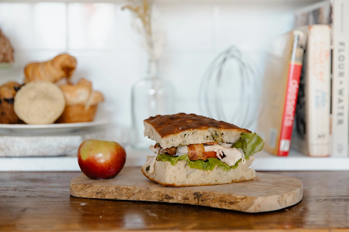 Turkey Bacon & Pesto Sandwich