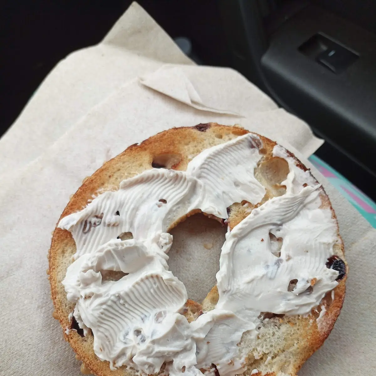 Blueberry Bagel with Cream Cheese