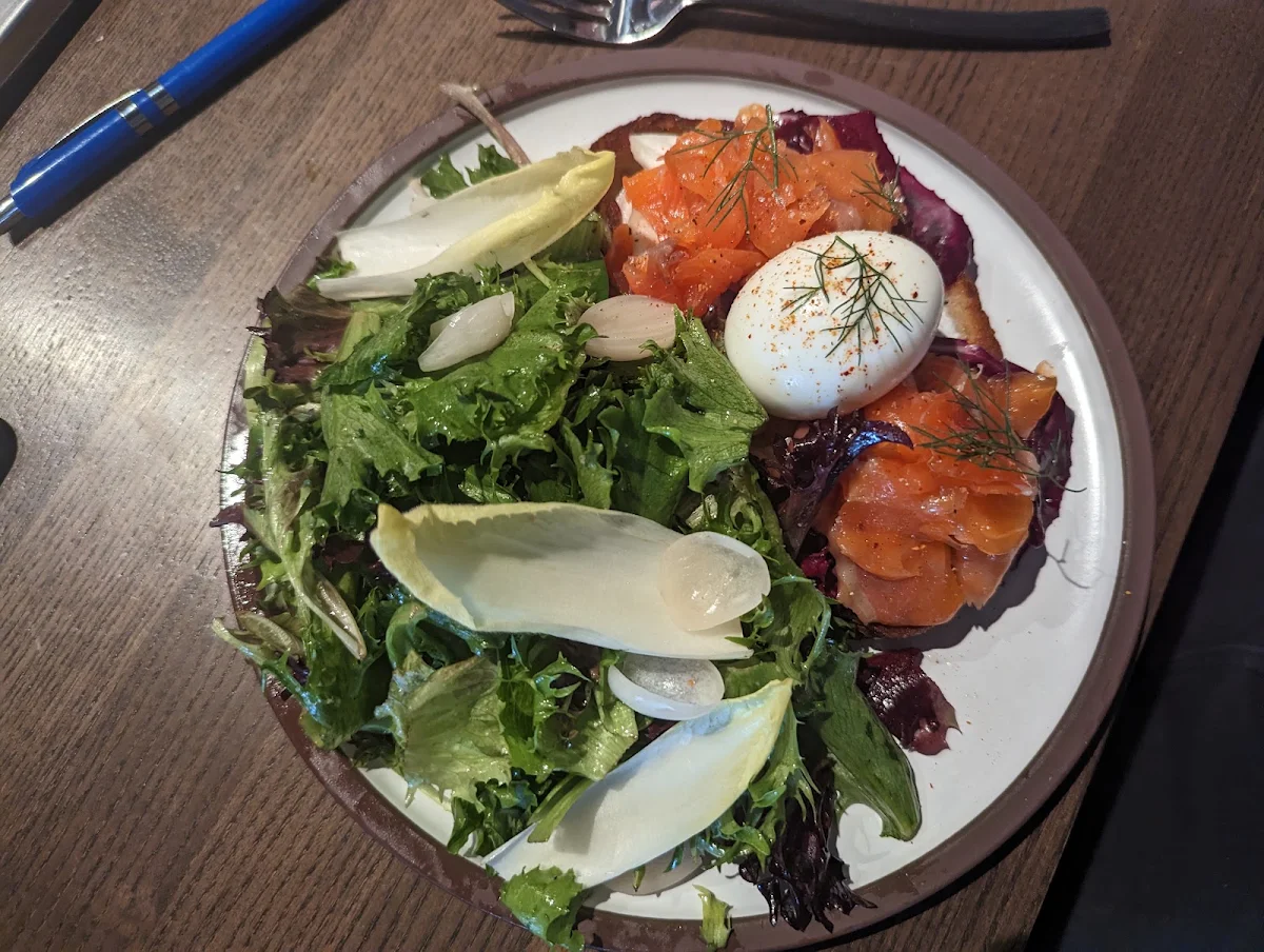 Tartinade de Gravlax de Truite Oeuf Mollet, Restaurant Sekoya