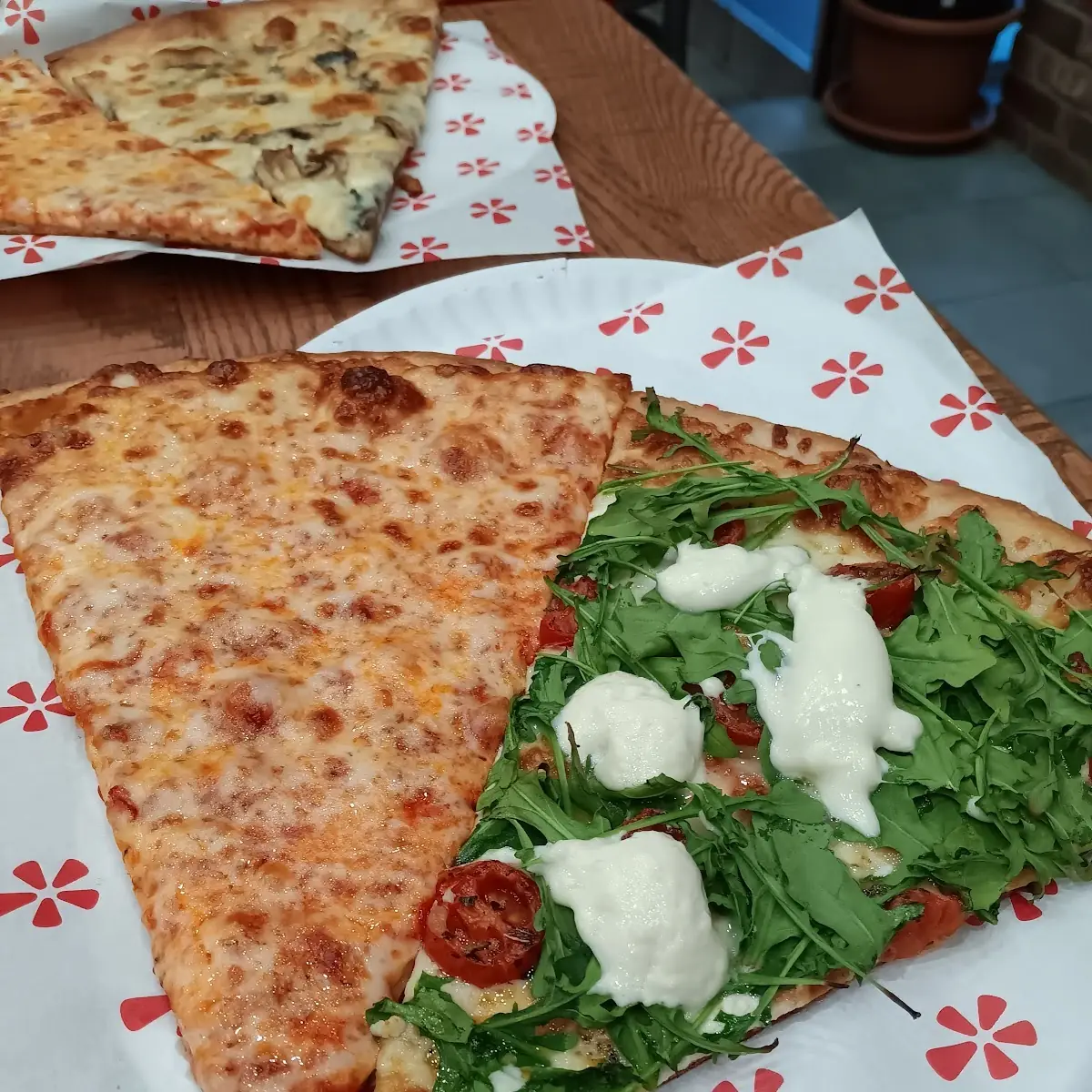Plain Slice and Cherry Charm Slice Which Was Nice and Crispy