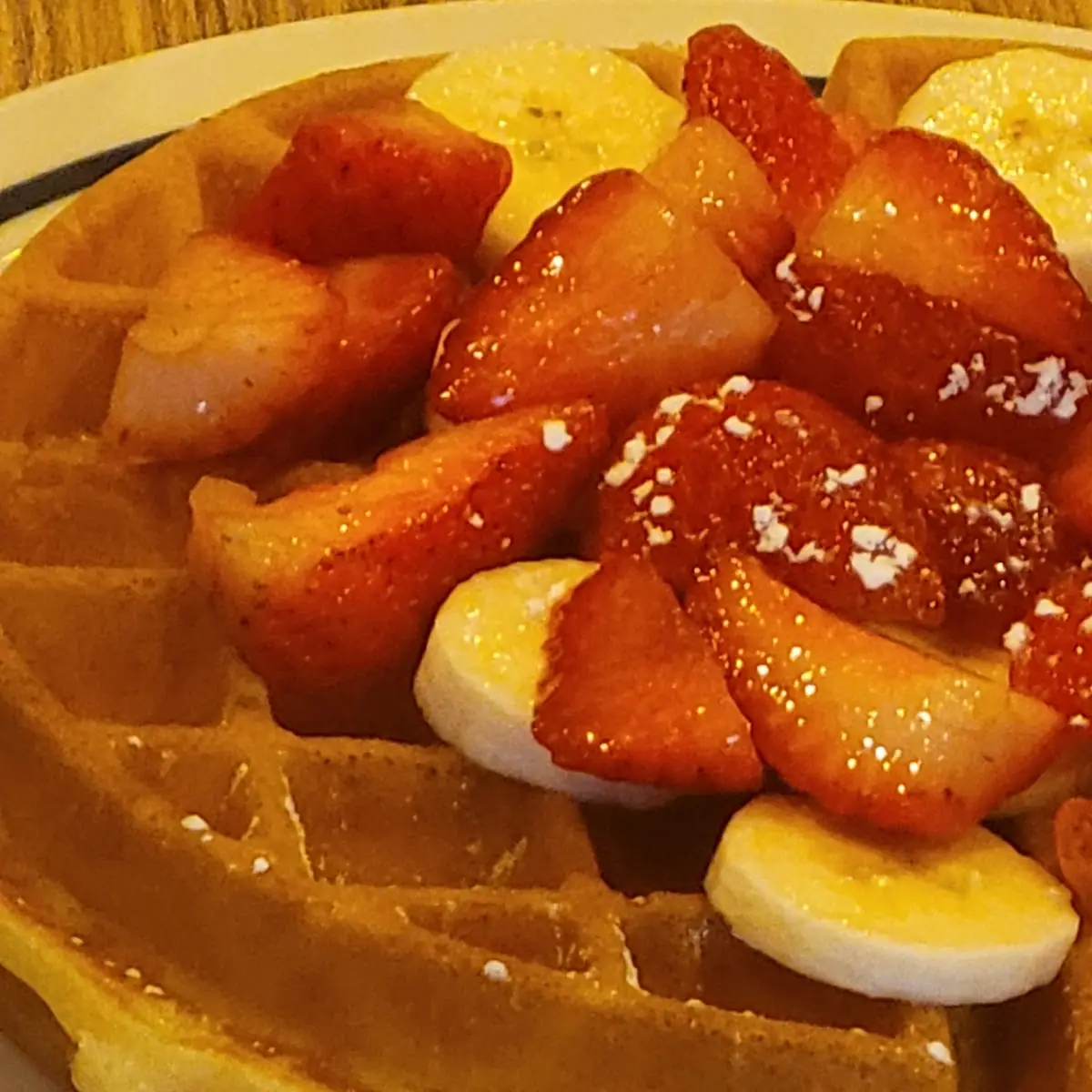 Strawberry Banana Waffle