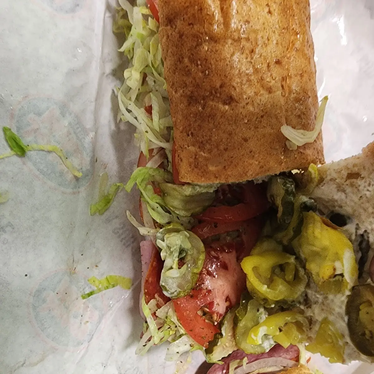 Inside of My Original Italian Sub
