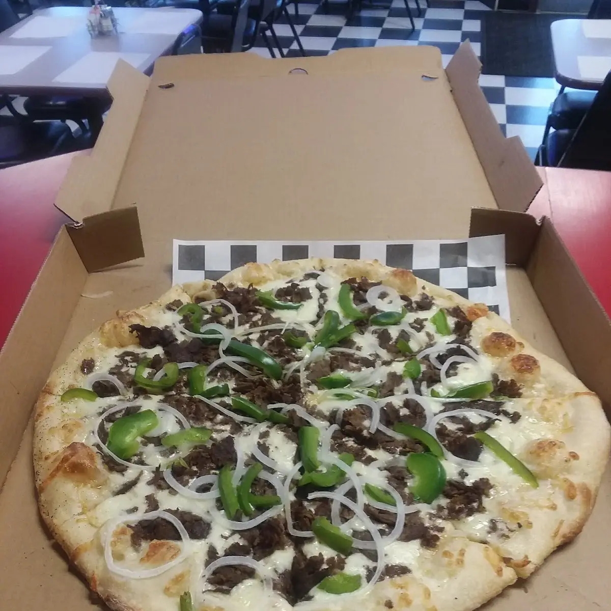 Philly Cheese Steak Pizza