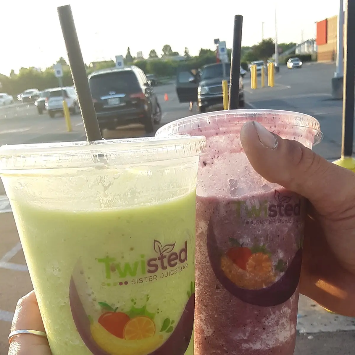 Evergreen Smoothie & Purple Haze Smoothies