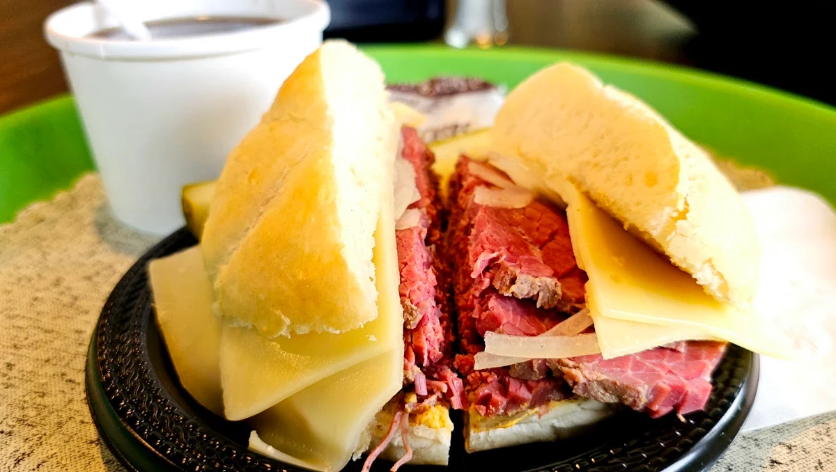 Corned Beef Sandwich on a Kaiser Roll