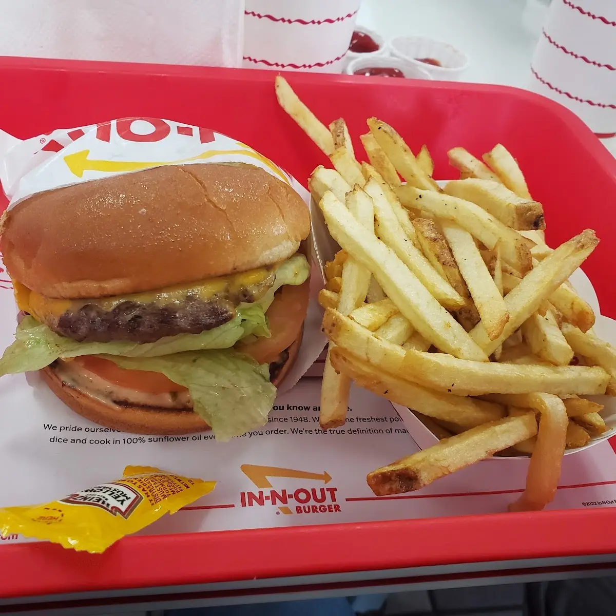 Double Double Cheeseburger Fries