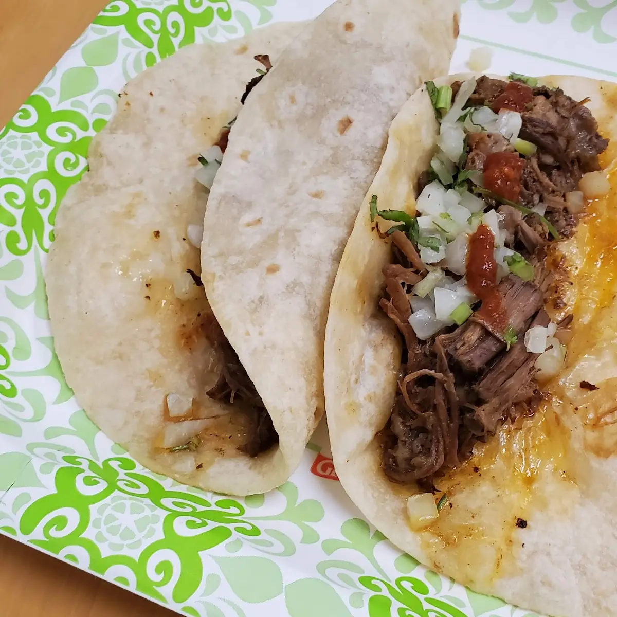 Flour Tacos Beef Taco