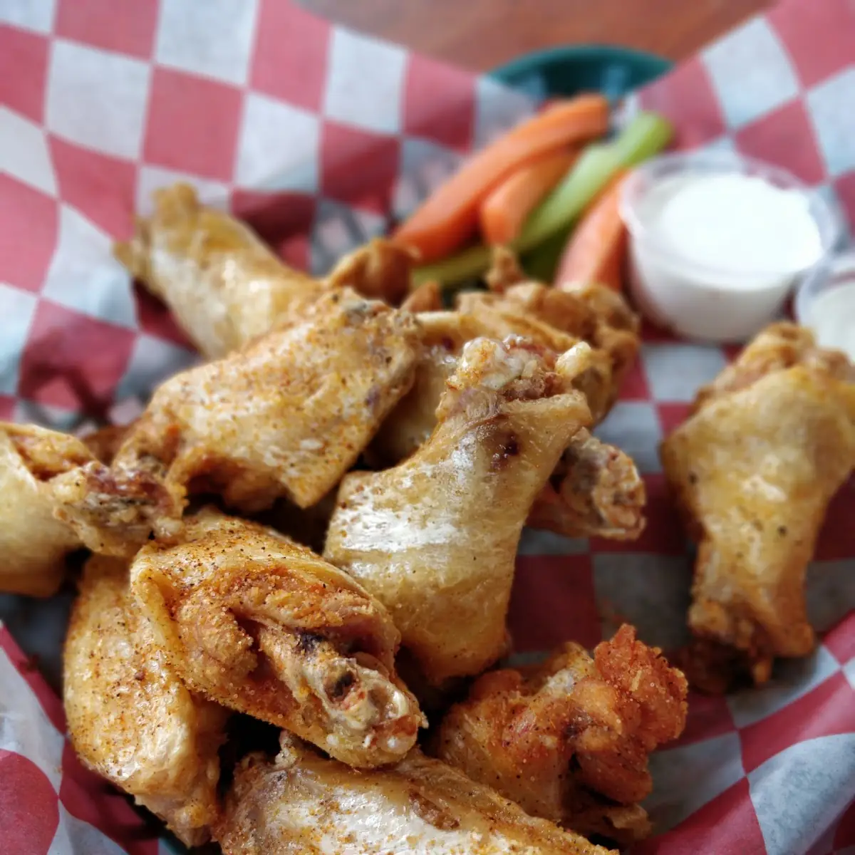 Hot Dry Chicken Wings
