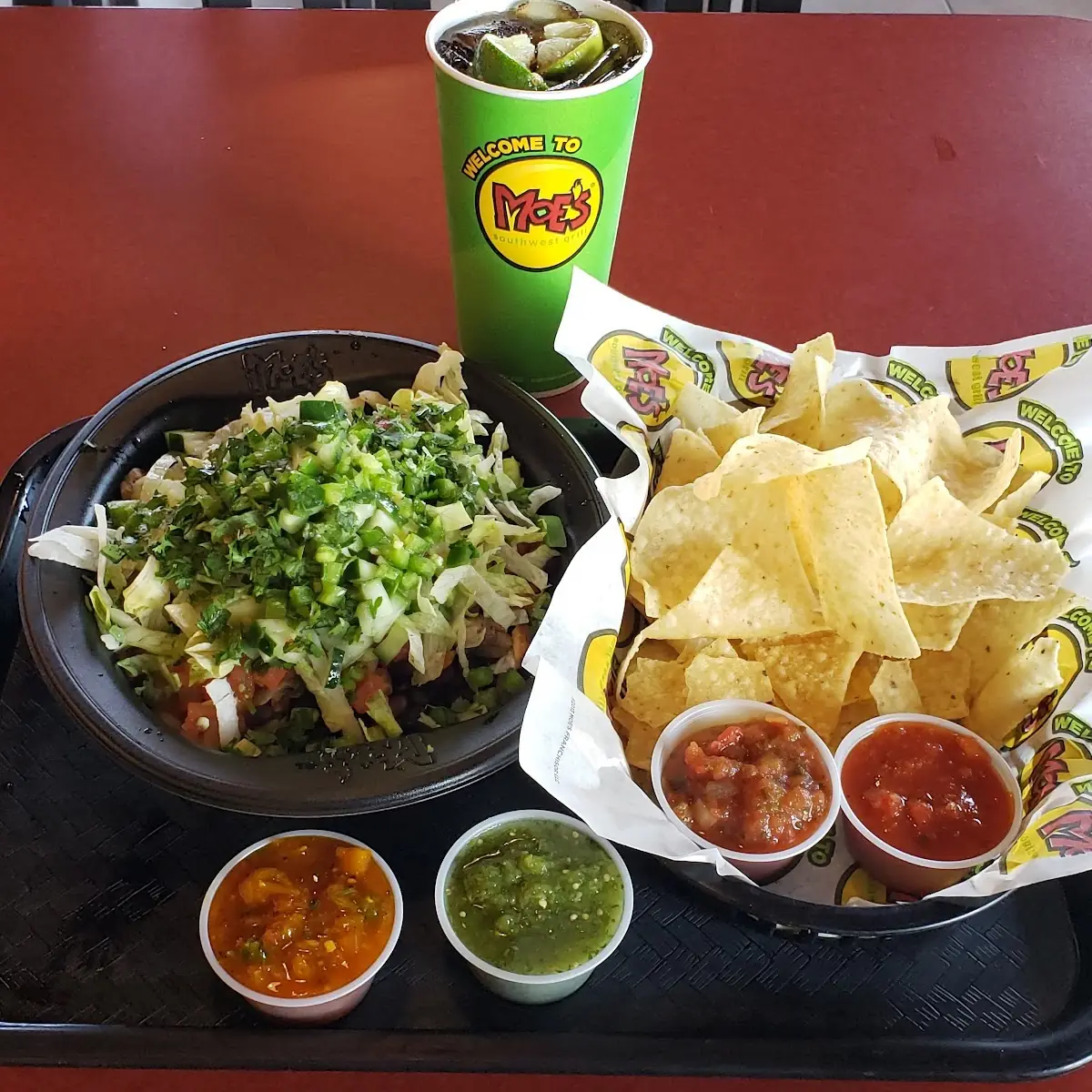 Chicken Bowl Chips & Salsa